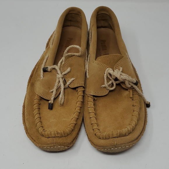 Tan Suede Men's Moccasins